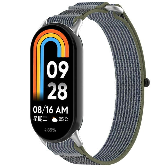 Compatible with Xiaomi Mi Band 8/8 NFC Watch Bands Women Men, Woven Nylon Quick Release Replacement Band Straps Wristbands Accessories Bracelet Fit for Xiaomi Mi Band 8/8 NFC Smart Watch