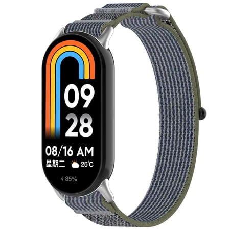 Compatible with Xiaomi Mi Band 8/8 NFC Watch Bands Women Men, Woven Nylon Quick Release Replacement Band Straps Wristbands Accessories Bracelet Fit for Xiaomi Mi Band 8/8 NFC Smart Watch