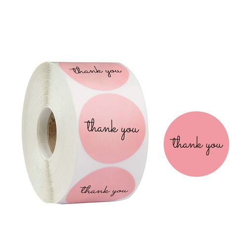 Thank You Stickers Wedding Engagement Home Baking Gift Packaging Seals Craft 