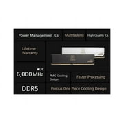 Team Group T-CREATE EXPERT 32GB (2 x 16GB) 288-Pin PC RAM DDR5 6000 (PC5 48000) Desktop Memory Model CTCED532G6000HC30DC01