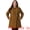 Deep Brown, variant on DARING DIVA Women's Plus Size Turn Down Collar Double Breasted A Line Coat 4X Orange