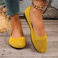 thumbnail image 3 of Tqyyweavej Women's Mesh Flats Slip On Closed Toe Dressy Mules Versatile Comfortable Breathable Ballet Shoes, Gifts for Women 36-43, 3 of 10
