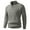 Dark Gray, variant on Mens Quarter Zipper Pullover Sweaters Mock Neck Long Sleeve Ribbed Knitted Slim Fit Pullover Casual Knitwear (XL, Dark Gray)