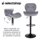 thumbnail image 5 of Set De 4 Bancos De Cocina Barra Silla Taburete Respaldo Alto, 5 of 7