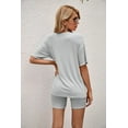 thumbnail image 2 of Summer Homewear Solid Color Casual Tights Sports Suit, 2 of 3