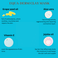thumbnail image 4 of SentiX Equa-Derm Clay Mask for Oily Skin – Deep Cleansing with Vitamin E, Jojoba, Grape Seed Oil & Aloe Vera, 4 of 4