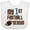 AA-White, variant on Inktastic My First Football Season Boys or Girls Baby Bib