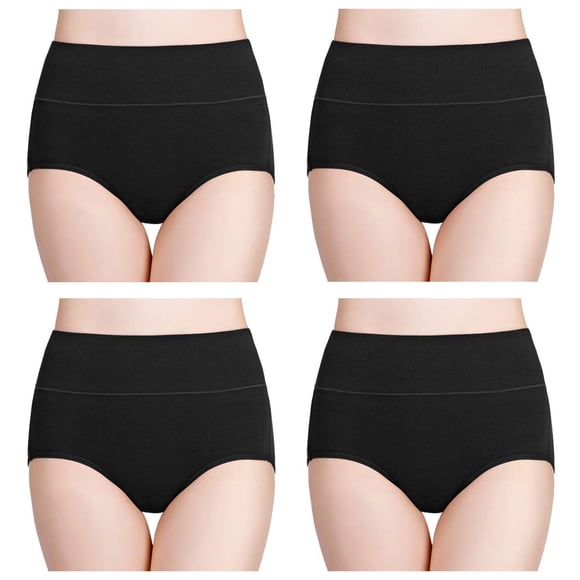 Calzoncillos de cintura alta wirarpa de algodón para mujer, talla L