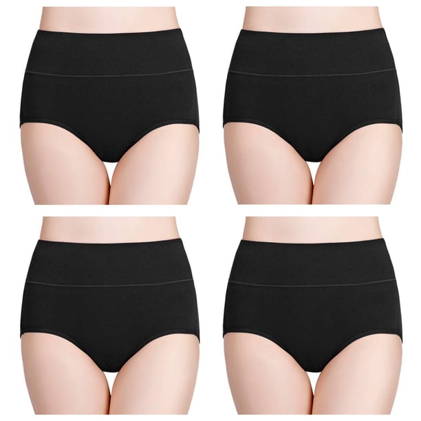 Calzoncillos de cintura alta wirarpa de algodón para mujer, talla M