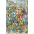 thumbnail image 6 of Mohawk Home Prismatic Confetti Canvas Multi Contemporary Abstract Precision Printed Area Rug, 3'9"x5', Teal & Green, 6 of 6