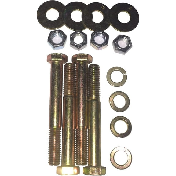 Trailer Hitch Mounting Installation Hardware Kit-16PC- Fits Military Humvee