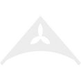 thumbnail image 2 of Ekena Millwork 72"W x 42"H x 1"P (14/12) Pitch Naple Architectural Grade PVC Gable Pediment, 2 of 5