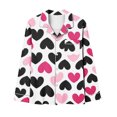 thumbnail image 3 of yievot Womens Button Down Pajamas Sets Valentines Day Gift Pajamas Long Sleeve Loungewear 2 Piece Soft Sleepwear, 3 of 4