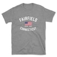 thumbnail image 1 of Fairfield Connecticut Patriot Men's Cotton T-Shirt, 1 of 1