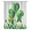 Off-White, variant on St Patrick's Day Sheer Curtains 54" Long, Watercolor Gnomes Shamrock Daisy Green Stripes Light Filering Curtains, Breathable Simi Curtain Privacy Drapes for Kitchen Bathroom Small Window Treatment
