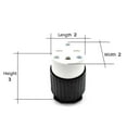thumbnail image 6 of Superior Electric YGA018F Twist Lock Electrical Receptacle 3 Wire, 20 Amps, 125V, NEMA L5-20R, 6 of 6