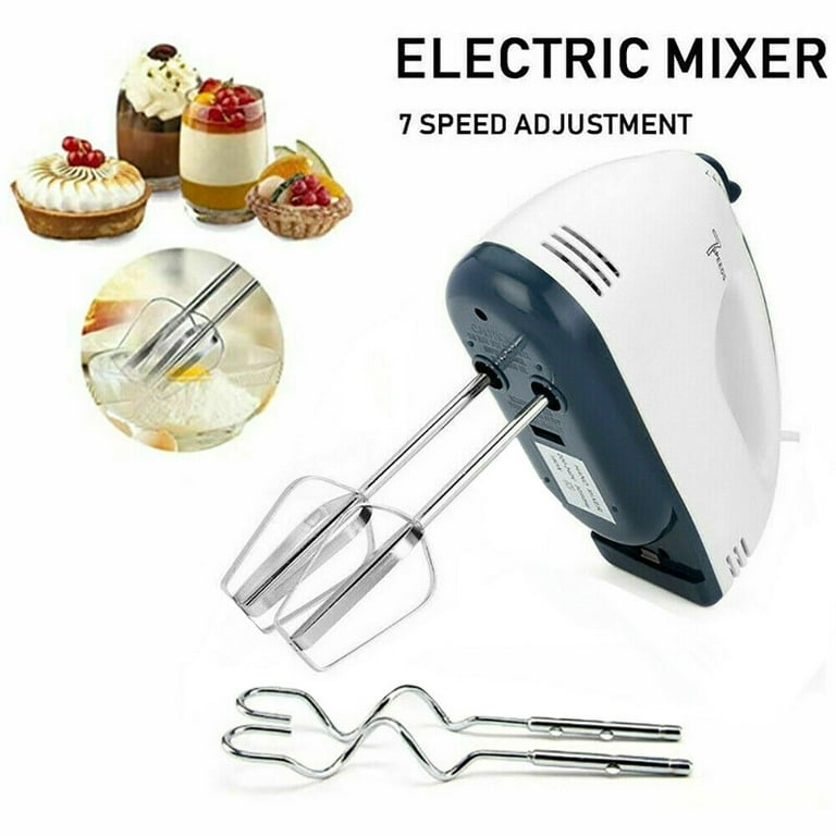 Electric Handheld Whisk 7 Speed Hand Mixer Kitchen Egg Beater Cream Cake  Blender