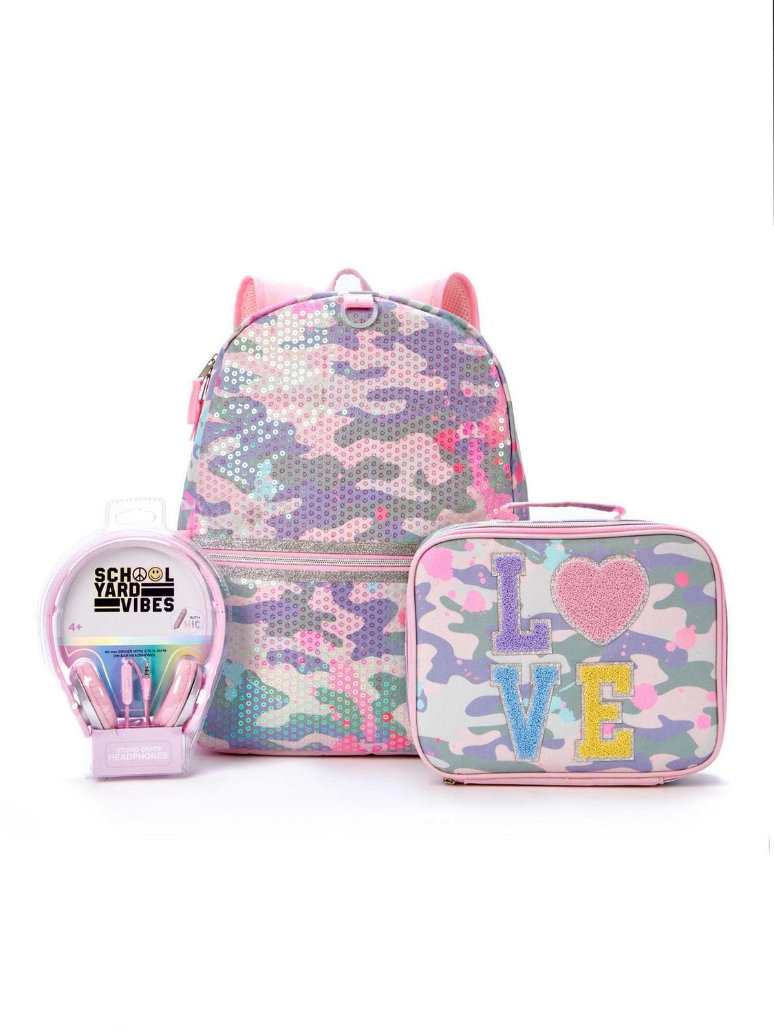 Schoolyard Vibes 3pc backpack set