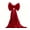 Red, variant on 10Ft Extra Large White Bow for Christmas Tree Topper, Giant Velvet Bows with Long Streamer for Wedding Xmas Party Mantel Decor