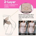 thumbnail image 5 of MANIFIQUE Tummy Control Shapewear Shorts Body Shaper for Women High-Waisted Thigh Slimming Cross Shaping Panties, 5 of 6