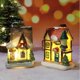 thumbnail image 4 of (6pc Set, 4*6.5*9cm) Luminous Christmas Village, Luminous Christmas House, Christmas Village Character Multicolor Lamp Deco Noel Interior Miniature, 4 of 4