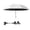 White, variant on Navy Foldable Stroller Sun Umbrella, Pram Parasol and Shade Umbrella for Wagons and Camping Carts