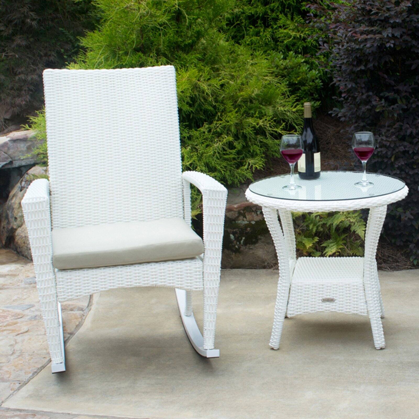 Tortuga Outdoor Bayview Rocking Chair and Side Table - image 5 of 5