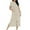 Beige2, variant on biudgviw Zip Up Robes for Women Heart Print Short Sleeve Housecoats Casual Round Neck Cute Bathrobes Full Length Loungewear with Pockets