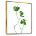 thumbnail image 3 of Designart 'Field Green Plant Detail Clover' Farmhouse Framed Canvas Wall Art Print, 3 of 5