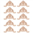 thumbnail image 1 of 10 Piezas de CalcomaníA Talla Madera Molduras Talladas en Aplique Esquina DecoracióN la Puerta del Hogar para Ventanas Gabinetes Puertas, 1 of 5