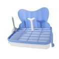 thumbnail image 1 of Inodoro para perros Keep Clean Potty Trainer Corner para perros pequeños y medianos Rabbit azul, 1 of 9