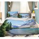 thumbnail image 1 of 3D Paisaje Verde Bosque Montaña Funda nórdica Juego de edredón Funda nórdica Juego de cama, 1 of 3