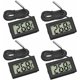 thumbnail image 1 of Mini Digital LCD Temperature Thermometer with Temperature Probe Sensor Tester for Fridge Freezers Aquarium (4X Black), 1 of 5
