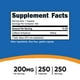 thumbnail image 2 of Píldoras de cafeína Nutricost 200 mg/porción 250 cápsulas, 2 of 5
