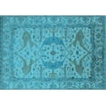 thumbnail image 1 of Ahgly Company Indoor Rectangle Oriental Light Blue Industrial Area Rugs, 7' x 9', 1 of 4