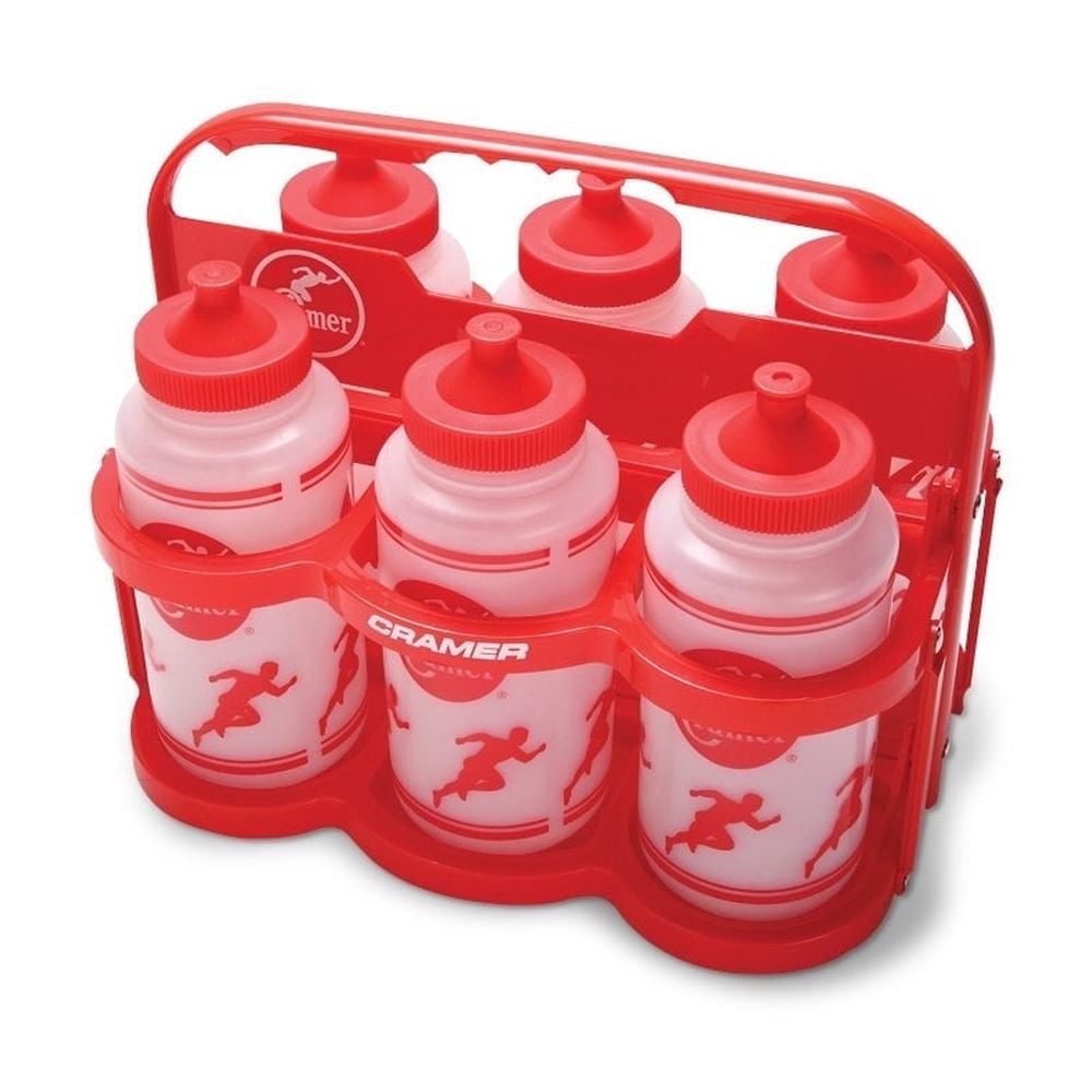 Cramer Wide Mouth Water Bottles, BPA-Free, Push/Pull Cap, 12 Pack