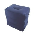thumbnail image 2 of Miulika 2Pcs Inflatable 3 Layers Foot Stool Foot Rest Pillow Deep Blue Deep Gray, 2 of 9