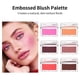 thumbnail image 2 of paleta de rubor oscuro rosa rubor en relieve danchel, 2 of 5