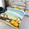 thumbnail image 3 of Stinky y Dirty Conjunto de sábanas temático, trío de piezas, cómodo y amigable con la piel, diseño único, regalo de decoración para el hogar para familiares, amigos y fans,140cm *210cm, 3 of 6