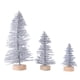 thumbnail image 5 of Toystoory 8-48 piezas Navidad pequeño pino Mini árbol Sisal botella cepillo nieve escarcha árbol falso Type3 NO3, 5 of 6