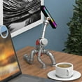 thumbnail image 3 of Creative Steampunk Decoration Robot Statue Sculpture Collectables Steampunk for Tabletop Cabinet Living Room, 3 of 9