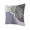 thumbnail image 2 of YFYANG Square Decorative Throw Pillow Case (Without Pillow Insert), Bohemian Leaf Sun Bedroom Sofa Car Cushion Cover, 24"x24", 2 of 9