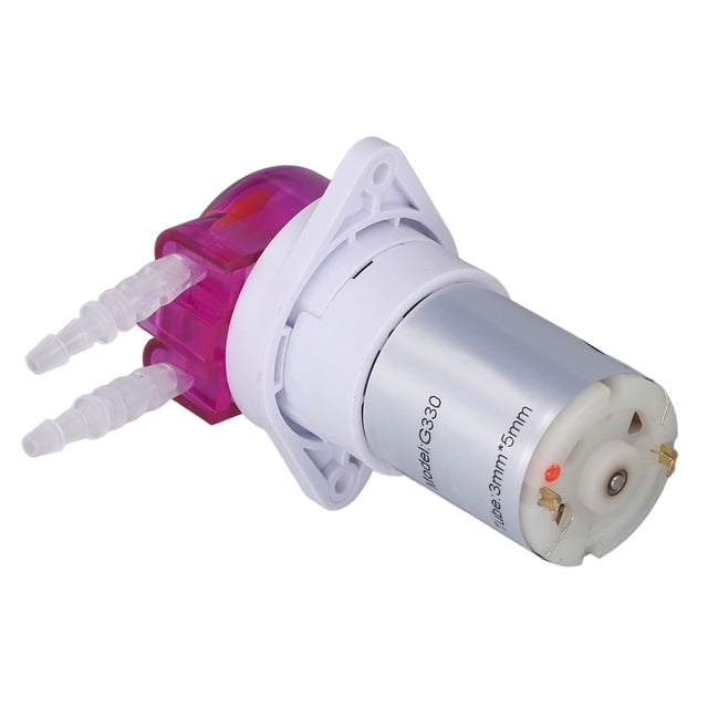 Mini DC Self Priming Peristaltic Pump for Liquid Transmission Bonsai Irrigation Small Circulating Electric Liquid Dosing Pump 5000RPM