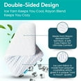 thumbnail image 3 of Almohada súper delgada de 2.2 pulgadas para dormir, almohada plana de espuma viscoelástica de alta calidad fresca al tacto para dormir estómago, para dormir de espalda y estómago, espuma, 3 of 9