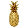 thumbnail image 6 of DecMode Gold Traditional Polystone Pineapple Fruit Sculpture, 6"W x 14"H, 6 of 12