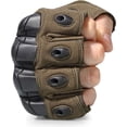 thumbnail image 4 of Guantes militares para exteriores, ligeros y transpirables, protectores de nudillos para tiro, caza, motociclismo, escalada, guantes tácticos sin dedos para moto, motocicleta, ciclismo, esca, 4 of 5