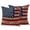 Red Blue, variant on Vintage American Flag Outdoor Pillow Covers 18x18 Set of 2,Waterproof Patio Throw Pillowcase Protectors,Blue Star Red Striped Wooden Decorative Pillow Shams Cushion Covers for Seat Bed Couch Sofa
