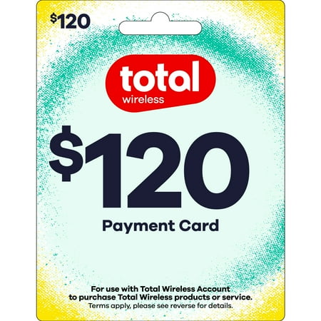 Total Wireless $120 Payment Card Direct Top Up