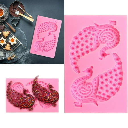 

NIUREDLTD Washable Silicone Cake Cake Candy Chocolate Decorating Tray DIY Craft Project