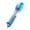 Blue - Bean Paste Pen#002, variant on 2.6mm Fuse Bead Dispenser, One-Button Bead Pen with Transparent Barrel, Smooth Single-Bead Release & Anti-Slip Grip for Kids, Teens and Adults – Ideal for Pixel Art, DIY Projects (Blue+Clear)